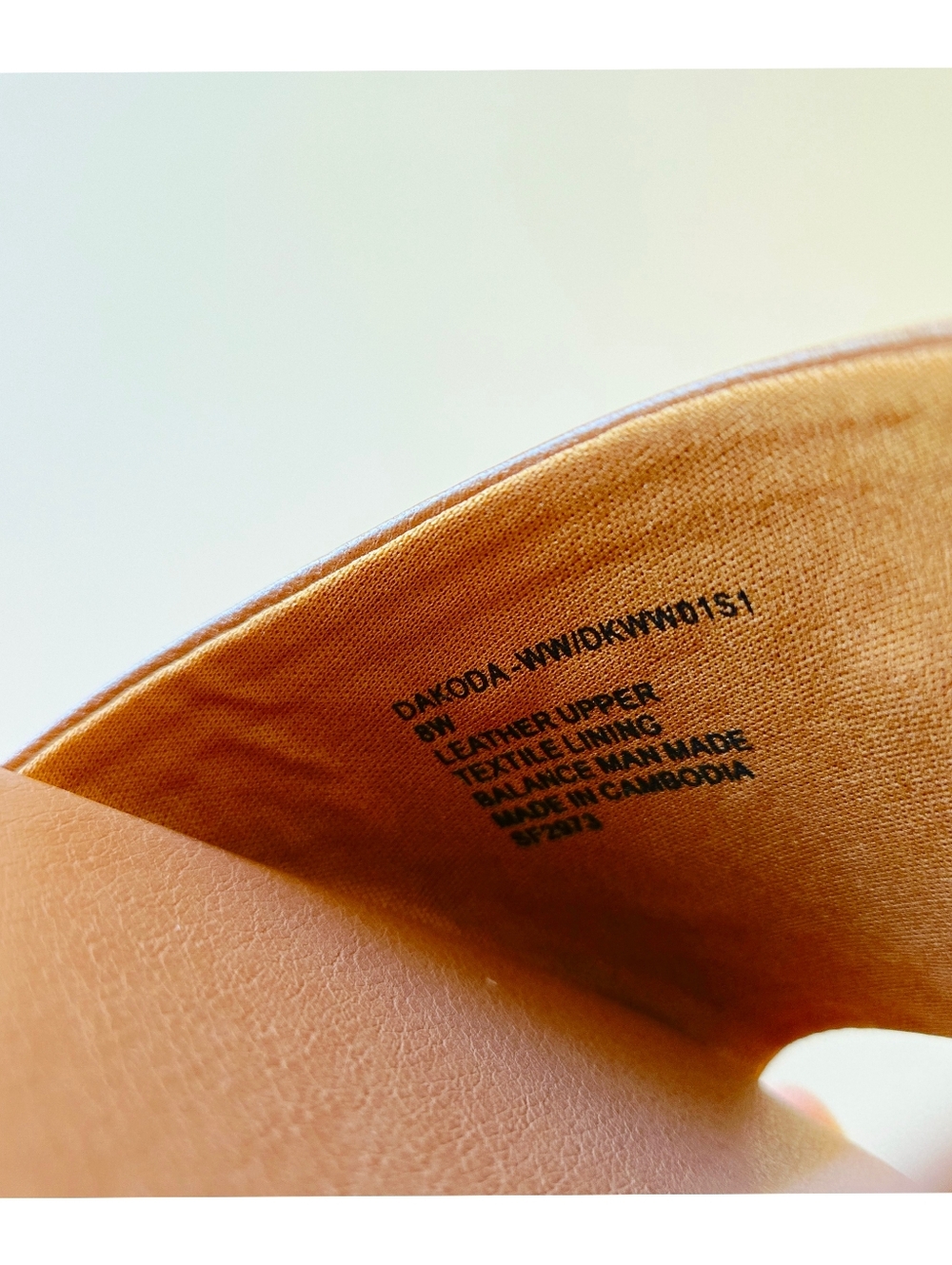 Steve Madden Dakoda Sandals Women's Cognac Lea Leather Slip On Slides Size 8W - Picture 8 of 11